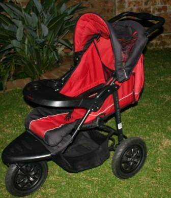 Chelino X3 Three Wheeler Sports Jogger Pram & Infant Car Seat/Carrier