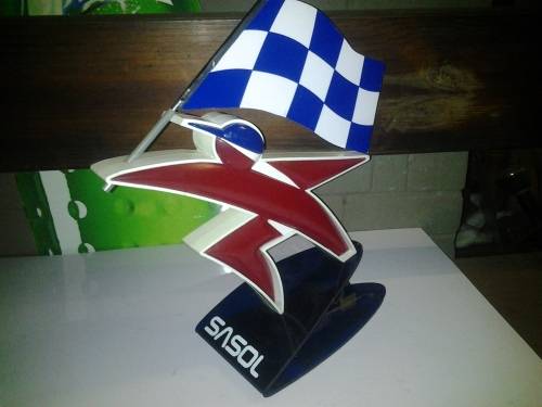 vintage sasol gas pump mascot