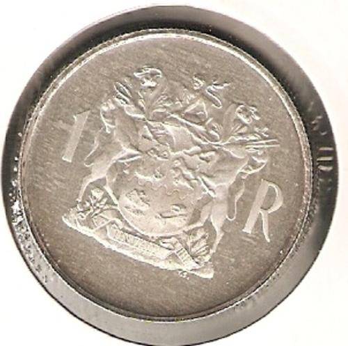 1969 AFRIKAANS EBEN DONGES SILVER R1 - PROOF COND