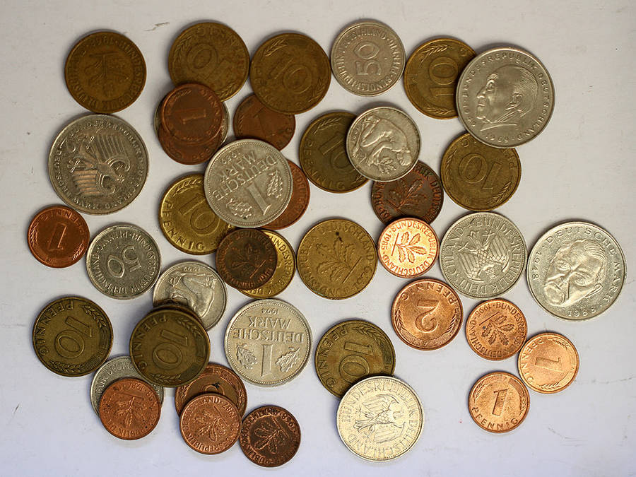 German / Austrian 150 pre-Euro coins