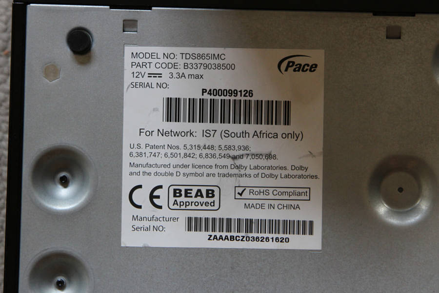 DSTV PVR 2P Decoder + cooler and 1131 decoder