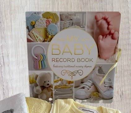 Baby Record Book Yellow