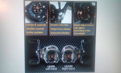 Fishdrops LB200 Bait casting Reel 18 Ball Bearings Carp Fishing Reel Right Hand
