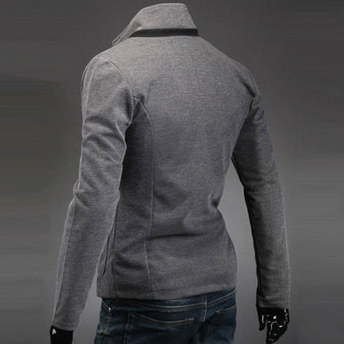 Men's Casual Dark Grey Coat