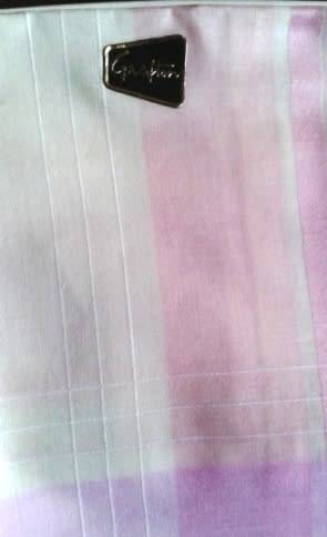 Six gorgeous boxed Grafton checked cotton hankies
