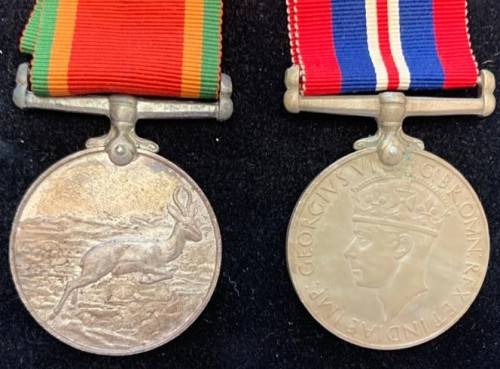 WW11 NC SMITH (2 MEDALS)