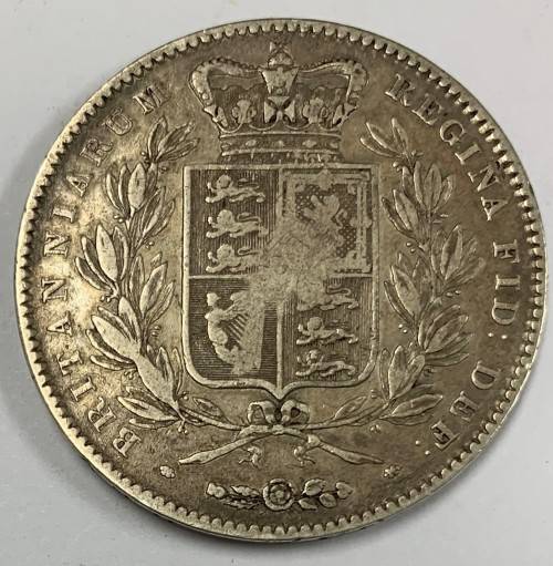 1845 Victoria Young Head Silver Cover Fine.