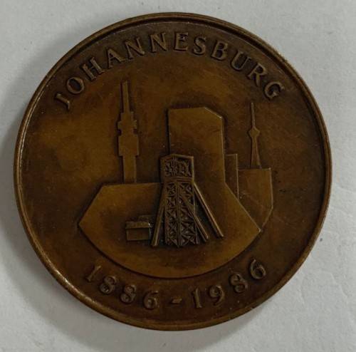 1886 - 1986 Celebrating 100 Years of Johannesburg.