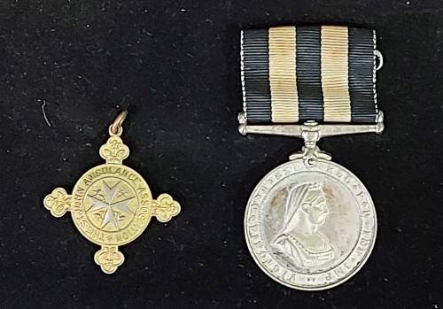 Service Medal of the Order of St John &St Johns Association medal