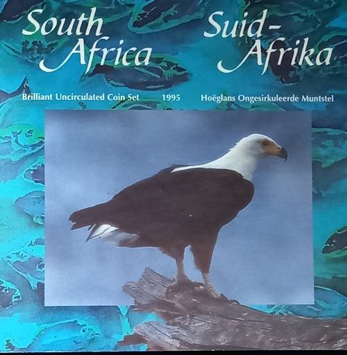 1995 Fish Eagle South African brilliant uncirculated coin set