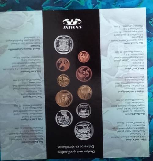 1995 Fish Eagle South African brilliant uncirculated coin set