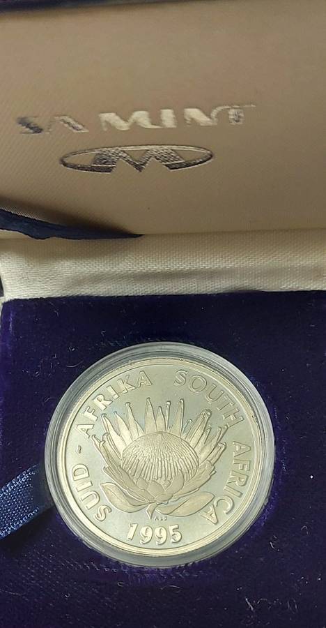 1995 SILVER R1 PROTEA COIN