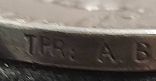 QSA AND KING EDWARD CORONATION MEDALS : TPR A BISSET DAMANT`S HORSE