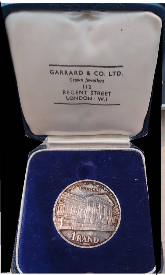 1 x 1985 SOUTH AFRICAN R1 : PARLIAMENT 1910-1985