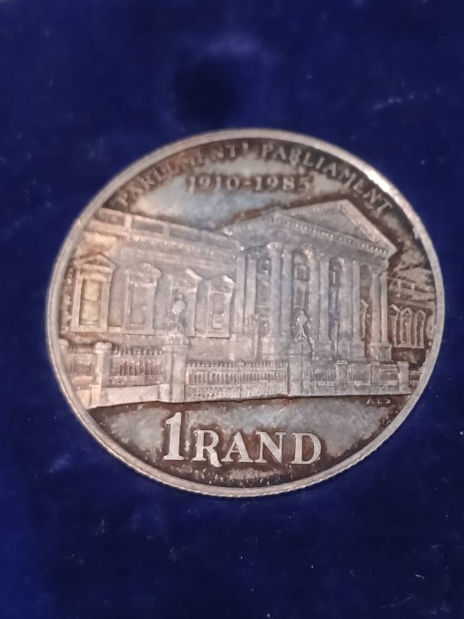 1 x 1985 SOUTH AFRICAN R1 : PARLIAMENT 1910-1985
