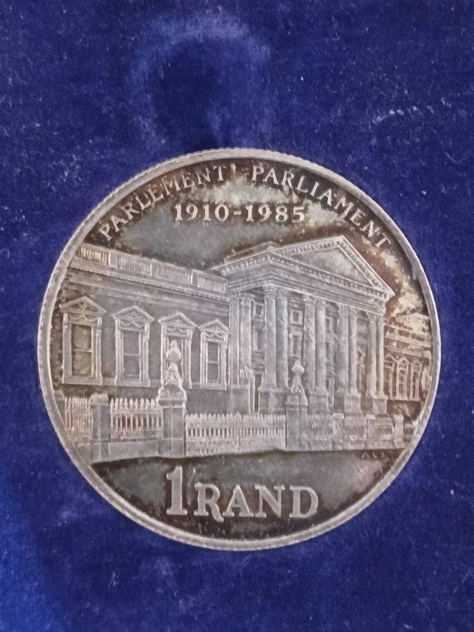 1 x 1985 SOUTH AFRICAN R1 : PARLIAMENT 1910-1985
