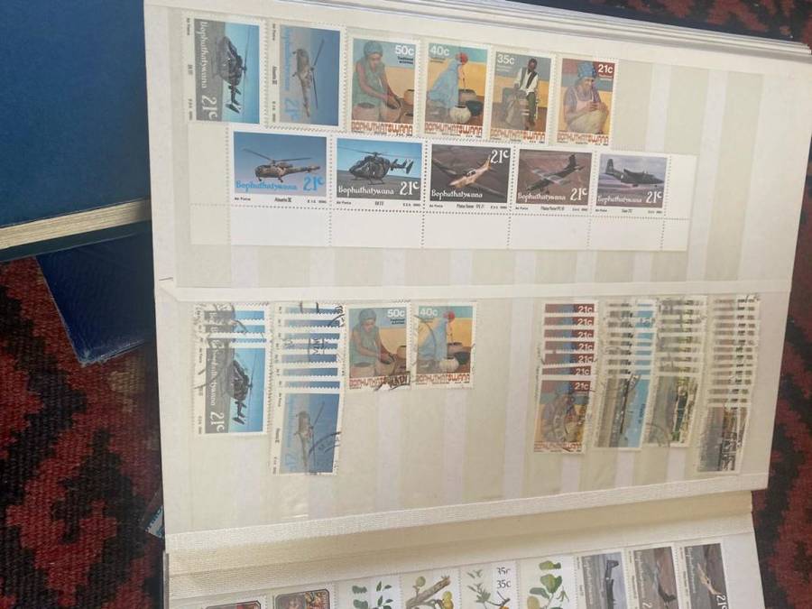 32 pages of stamps Boputhaswana