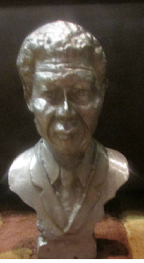 Metal Mandela Statue