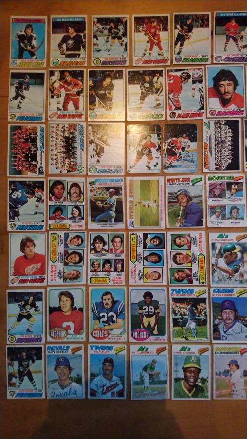 1976-1977 Topps cards bundle High Value lot R9000