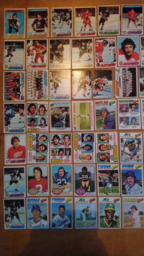 1976-1977 Topps cards bundle High Value lot R9000