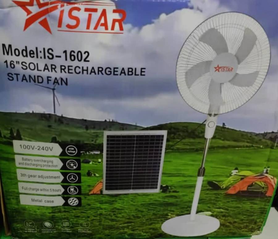 Fan. Solar Fan iStar Green enery