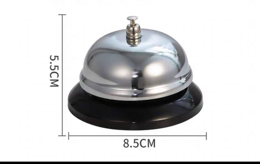 Silver  Bell Stainless Steel/Call Service Bell