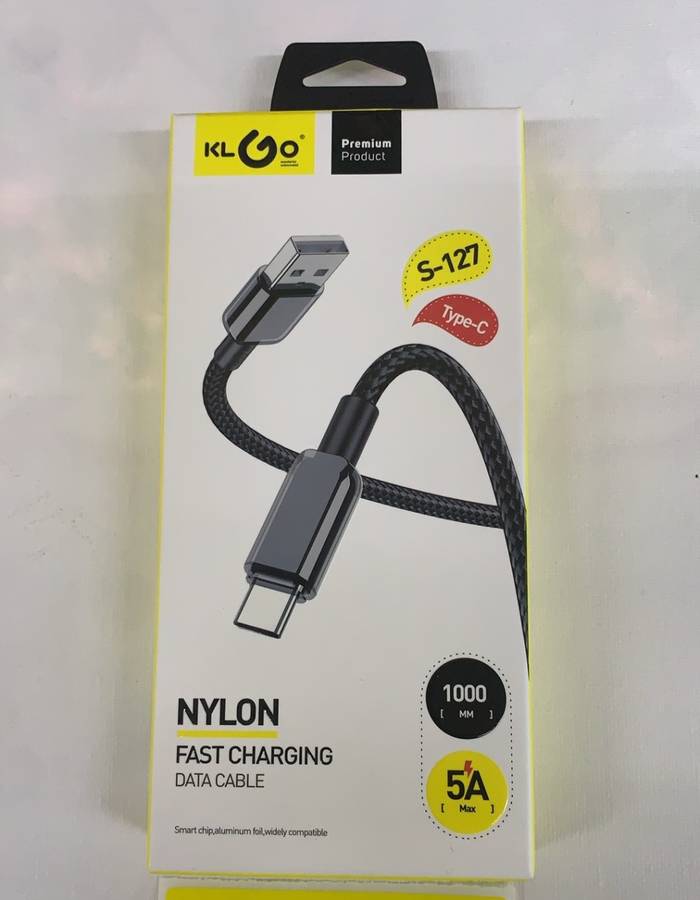 5A fast charging data cable /1m/usb to type c