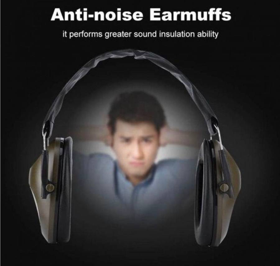 Tac Force Earmuffs with NRR 21dB Noise Cancelling Safety Shooting Range