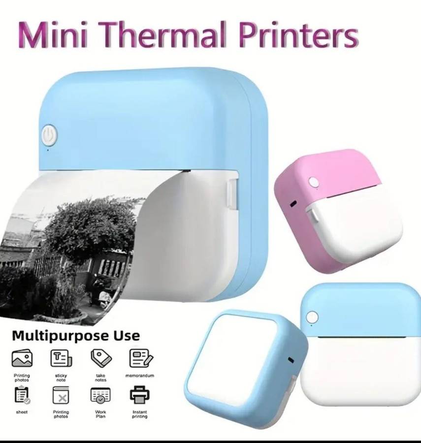 Globalstore Wireless Inkless Pocket Printer Label Printer