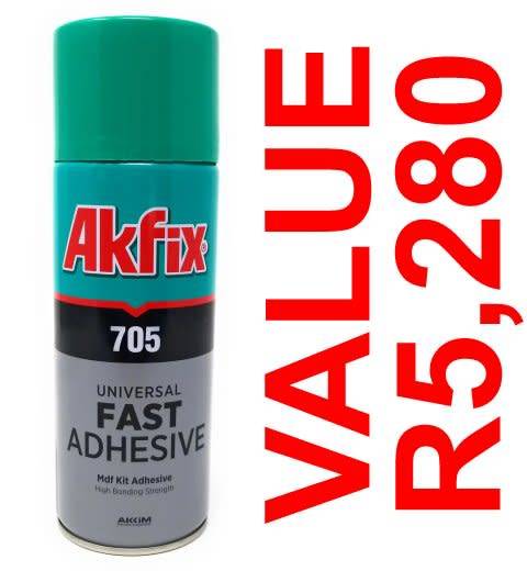 *BULK LOT* Akfix 705 Fast Adhesive Spray - Please read