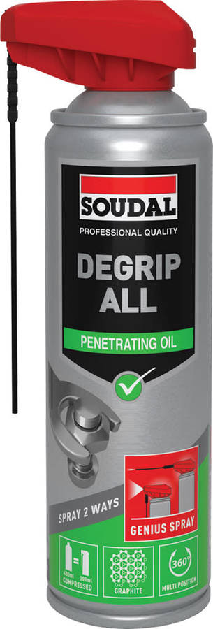 Soudal Degrip All Genius Spray Lubricant