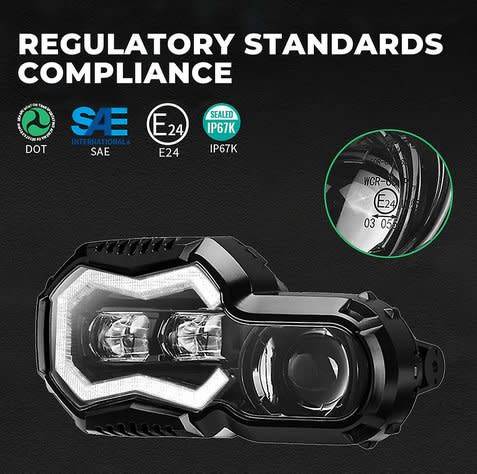 New Replacement LED Headlight for BMW F800 F700 F650