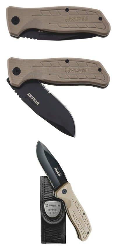 New Wurth Desert Special Edition G10 Folding Knife