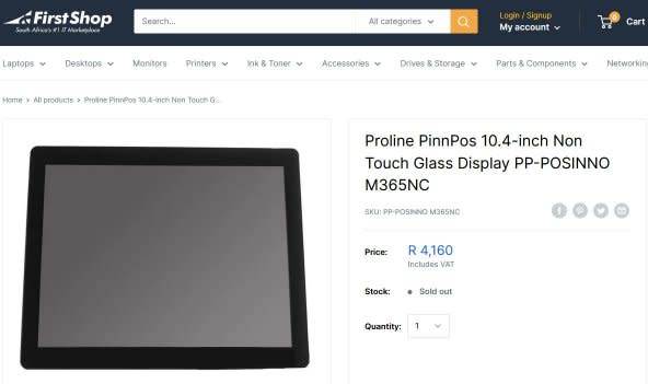 Poindus 10.4` True-Flat Display (Retail R4160)