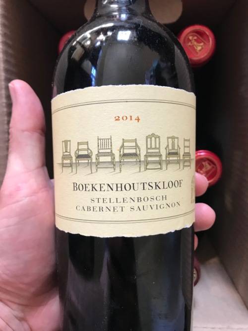 4 x Bottles of BOEKENHOUTSKLOOF Cabernet Sauvignon 2014 and 2 x Bottles of KANONKOP Paul Sauer 2012