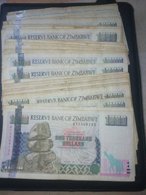 Zimbabwe 1000 Dollars USED