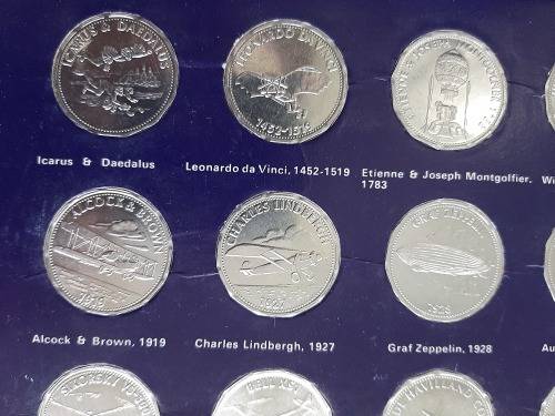 1970's Shell Man in Flight Tokens