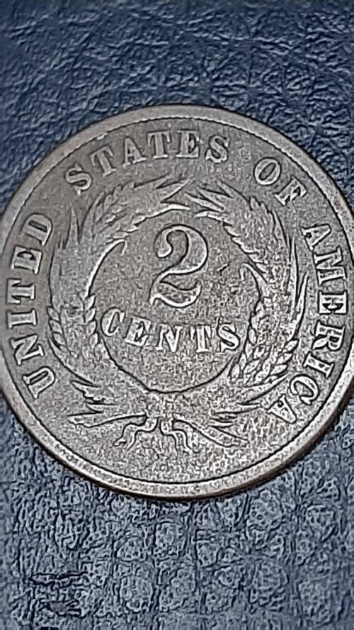 1871 USA Two Cents