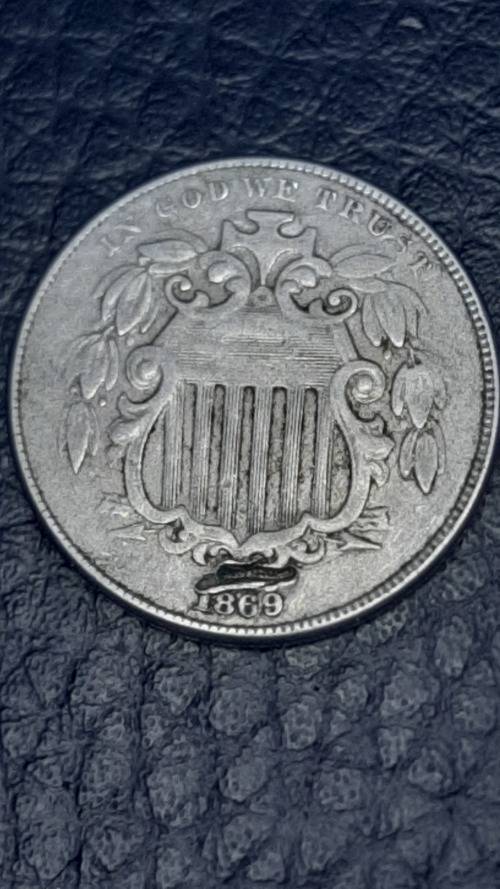 1869  USA 5 Cent