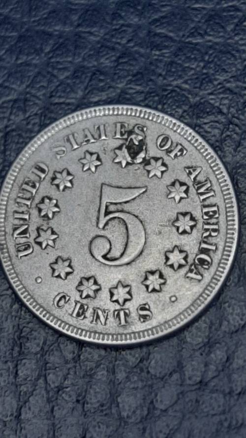 1869  USA 5 Cent