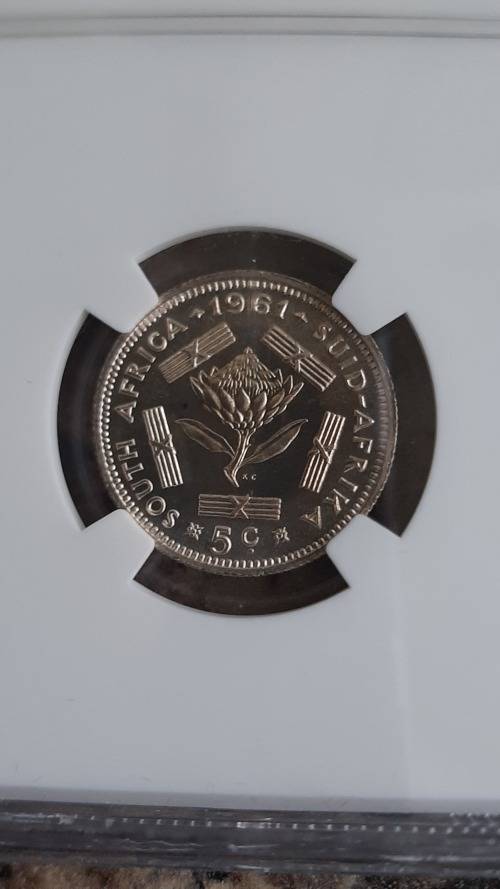 1961 Silver 5 Cent PF 66 - NGC