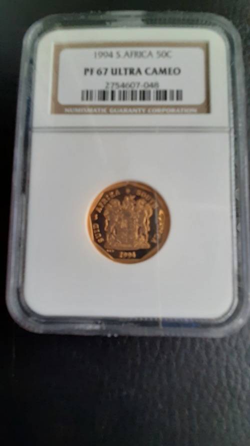 1994 50 Cent PF 67 UC - NGC