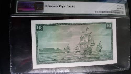 1975 R10 Signed by T W de Jongh - PMG 58