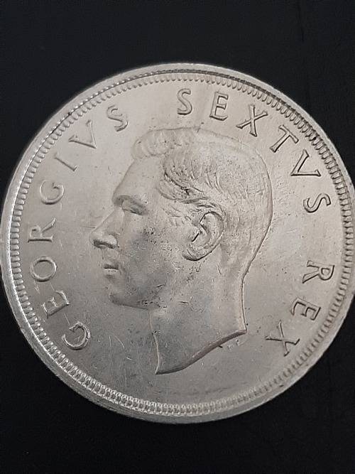 1950 Silver Kroon (Some scratches)
