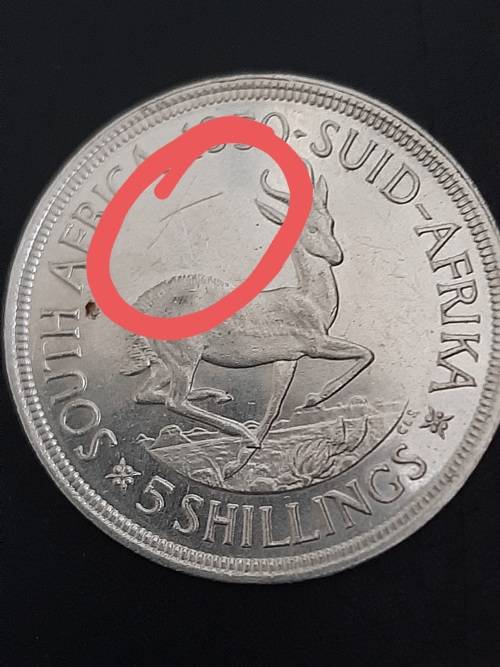 1950 Silver Kroon (Some scratches)