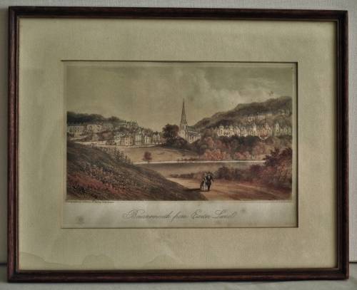 Antique Lithograph - Bournemouth from Exeter Lane  J NEWMAN