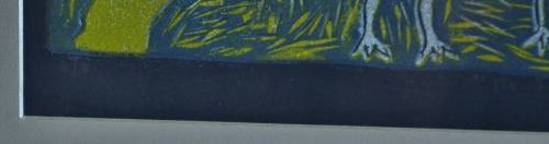 Carole Woolf (Kesner) - Limited Edition Etching 'The Tempest' 2/5 signed C Woolf Feb '79