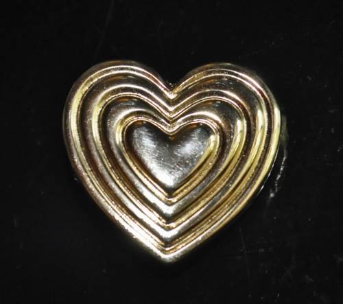 The Variety Club Collectible Gold Tone Heart Brooch Pin