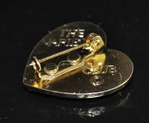 The Variety Club Collectible Gold Tone Heart Brooch Pin