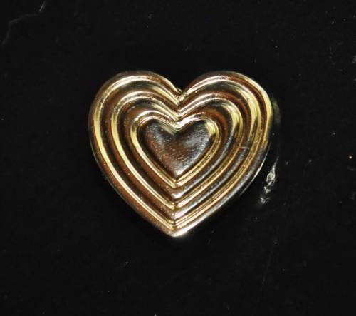 The Variety Club Collectible Gold Tone Heart Brooch Pin
